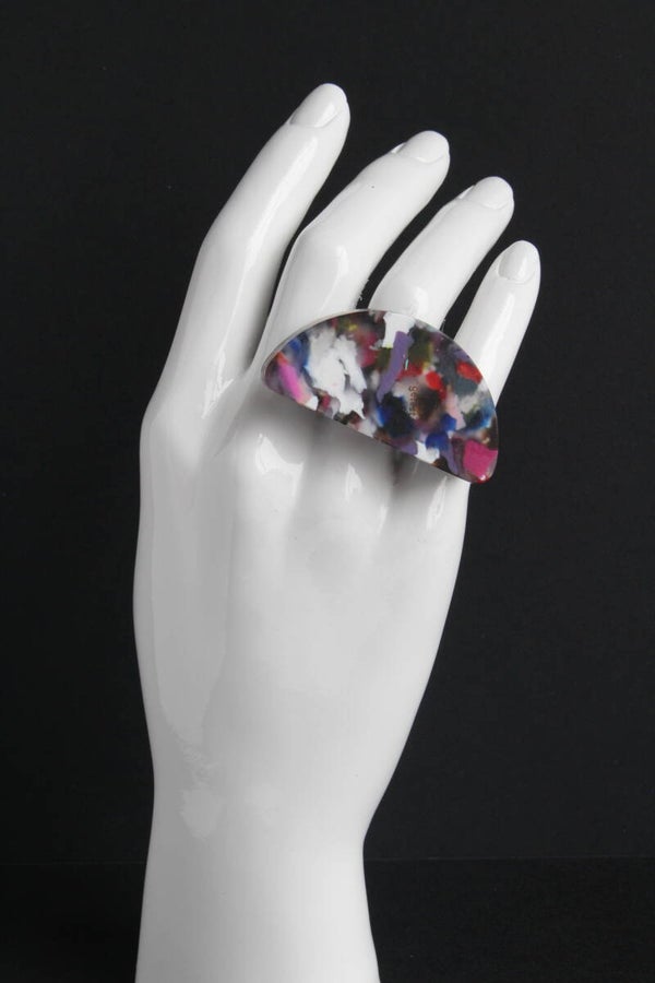 Ring gerecycled acrylaat R21-19