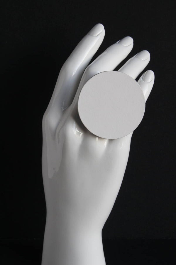 Ring leer en acrylaat wit R21-39