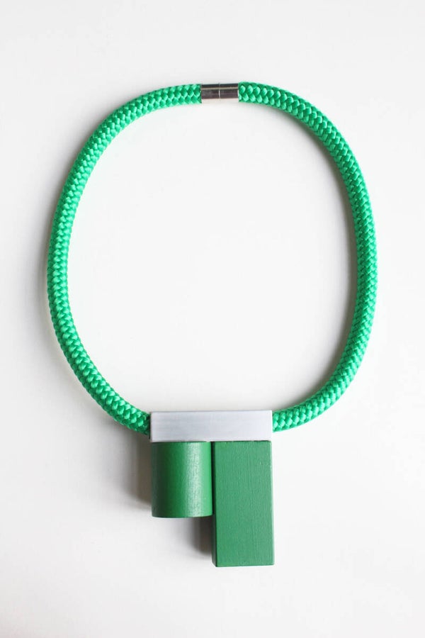 Ketting hout, aluminium, koord K21-42