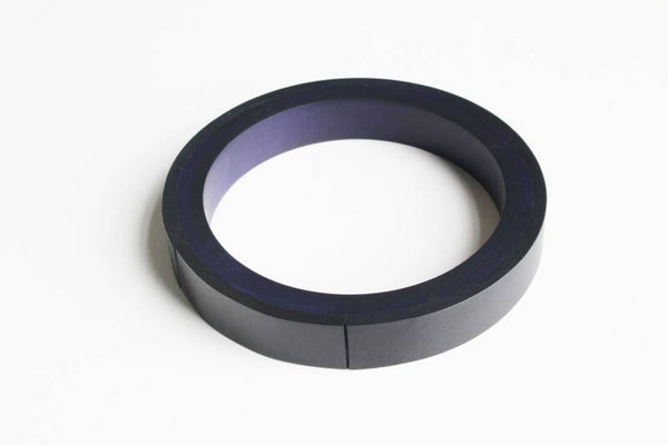 Armband hout, leer, acrylaat A21-20