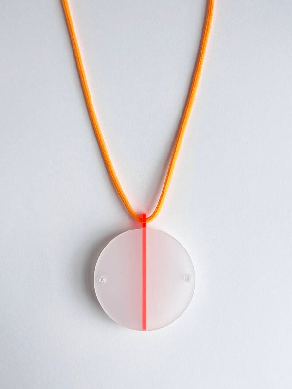 Ketting Neon Lijn oranje K25-11