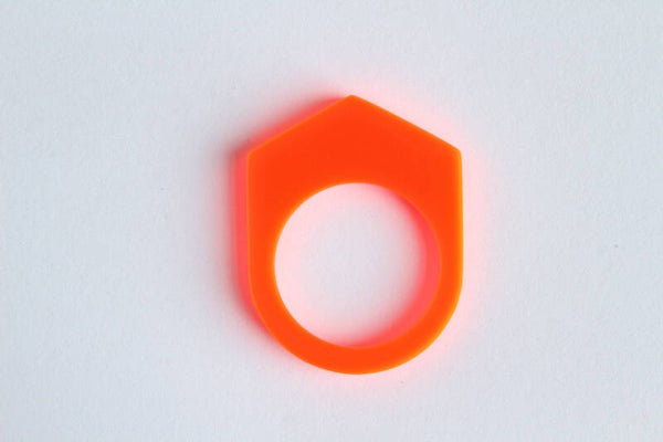 Ring neon oranje R-R23-24