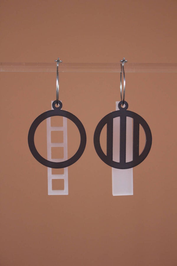 Oorbellen acrylaat O23-3+5+15+16