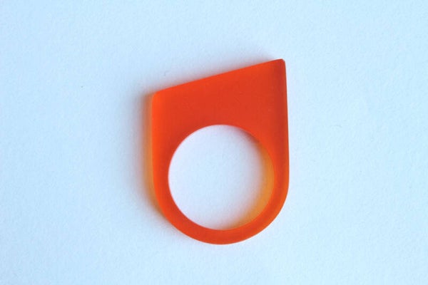 Ring oranje acrylaat R24-6