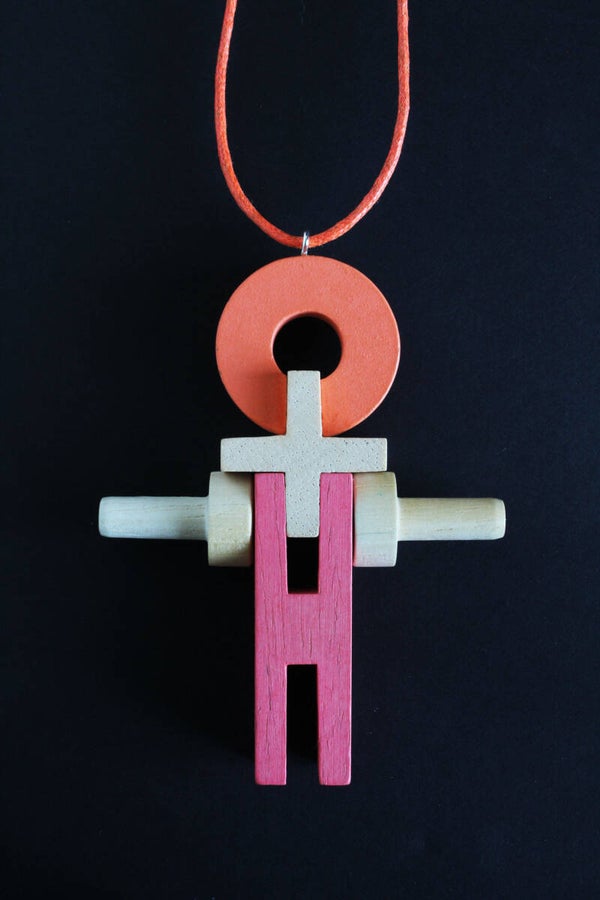 Ketting hout, koord K24-7