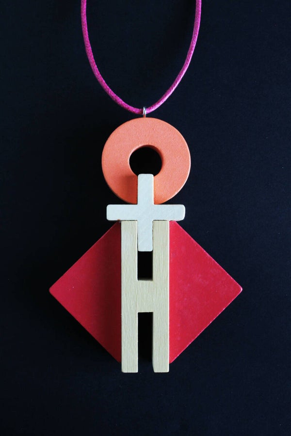 Ketting hout, koord K24-10