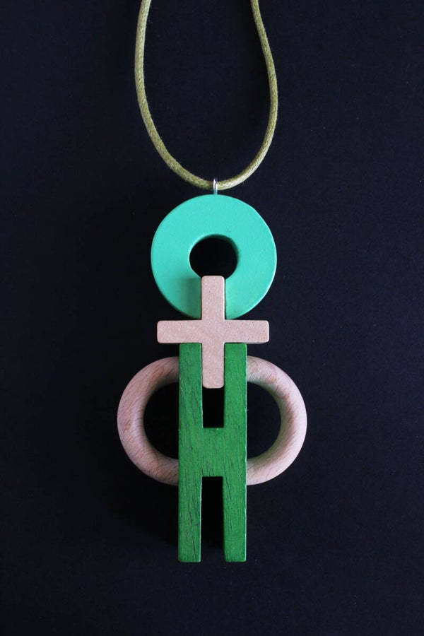 Ketting hout, koord K24-13