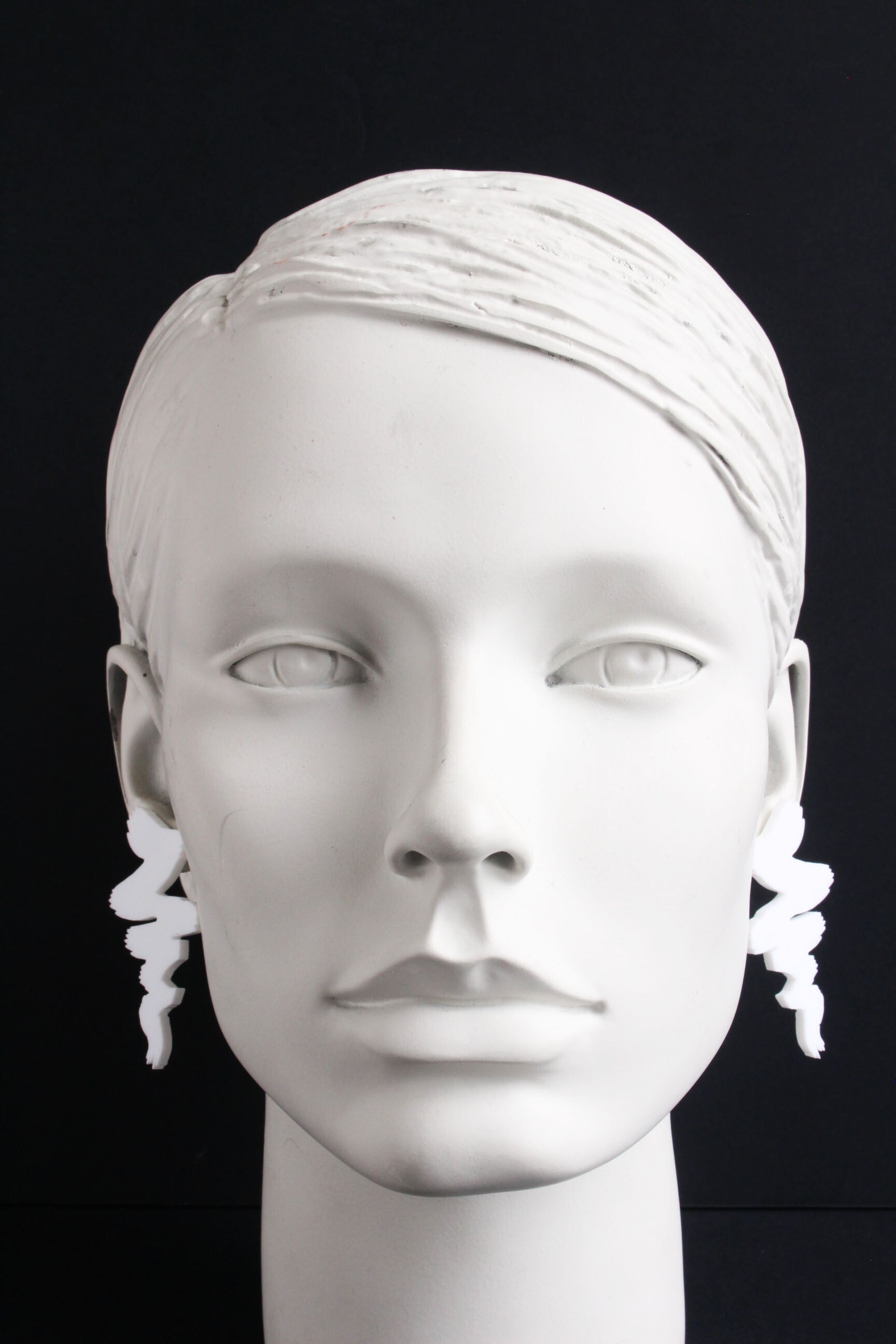 Oorbellen Doodle wit O24-22