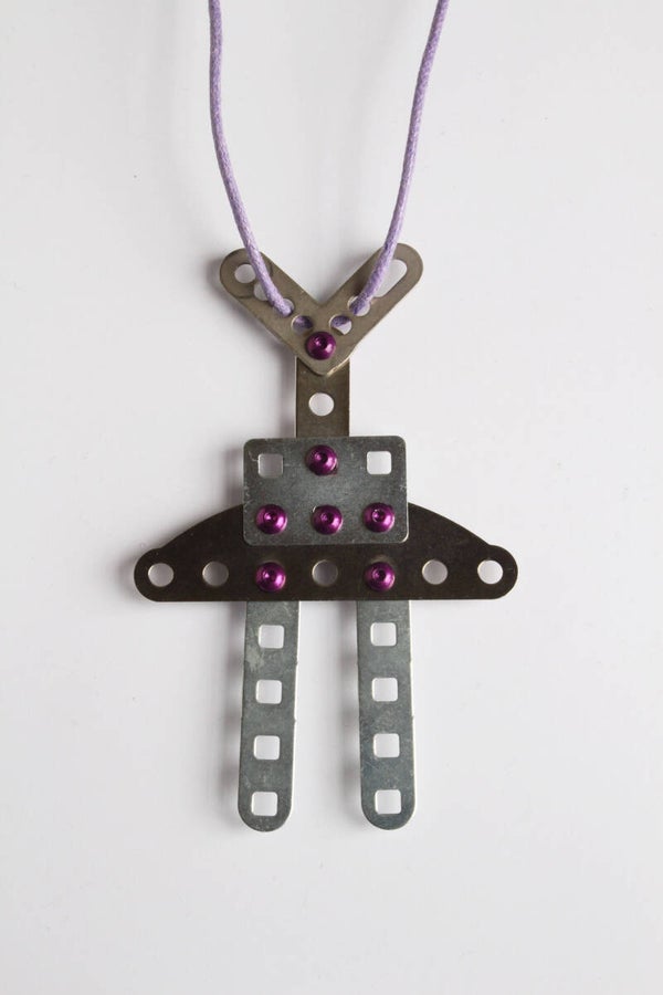 Ketting metaal, koord K24-46