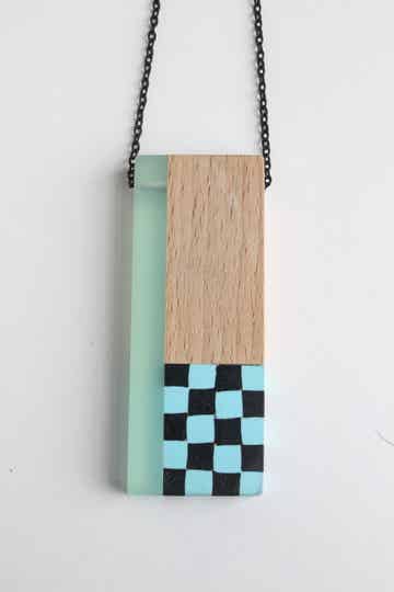 Ketting acrylaat, polymeer en beukenhout K20-26