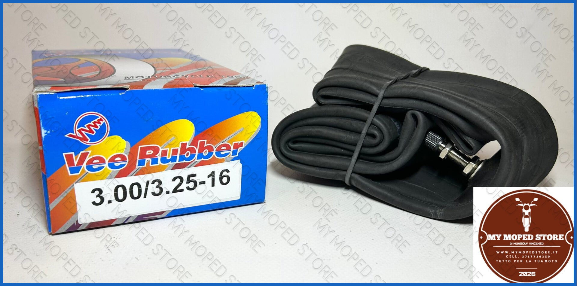 CAMERA D'ARIA VEE RUBBER 3.00/3.25-16 RUOTA POSTERIORE MALAGUTI FIFTY