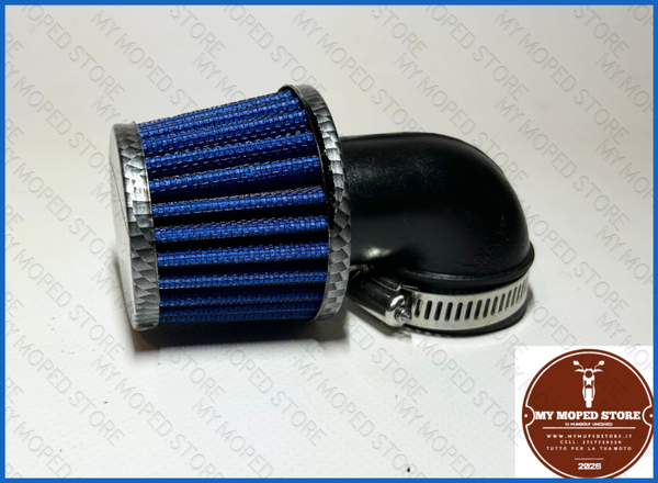 FILTRO ARIA CURVA 90 GRADI 28 / 35 EFFETTO CARBONIO
