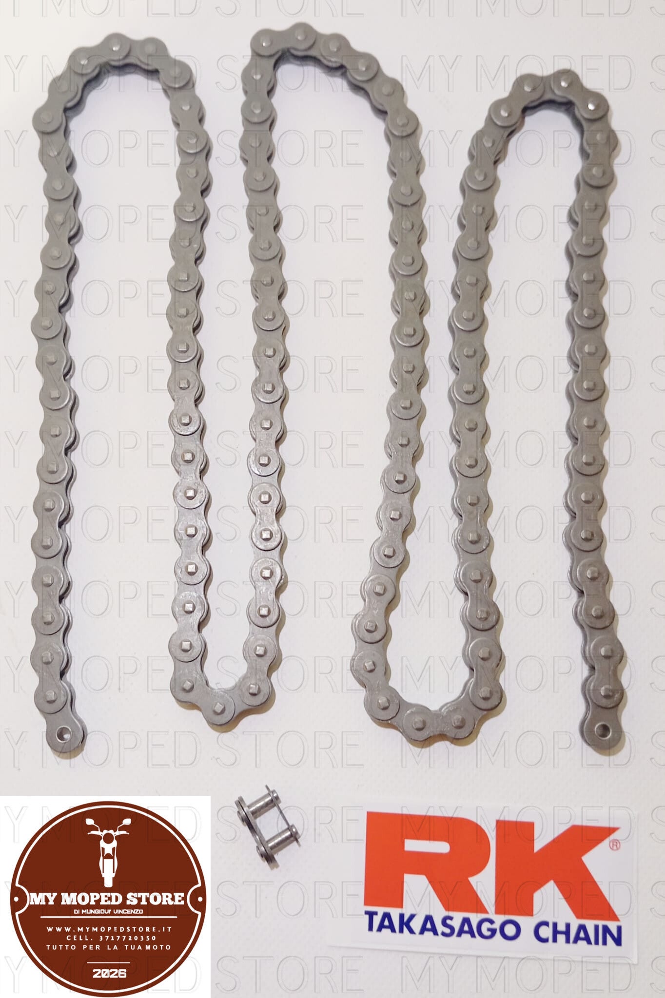 Catena RK 120 maglie passo 415 per tutti i modelli di FIFTY.