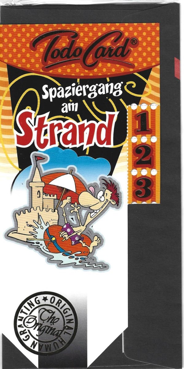 Gutscheinkarte Strandspaziergang