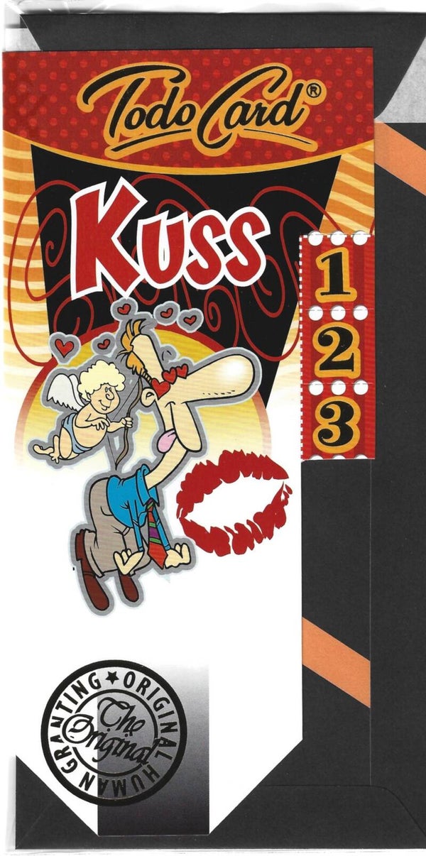 Gutscheinkarte: Kuss
