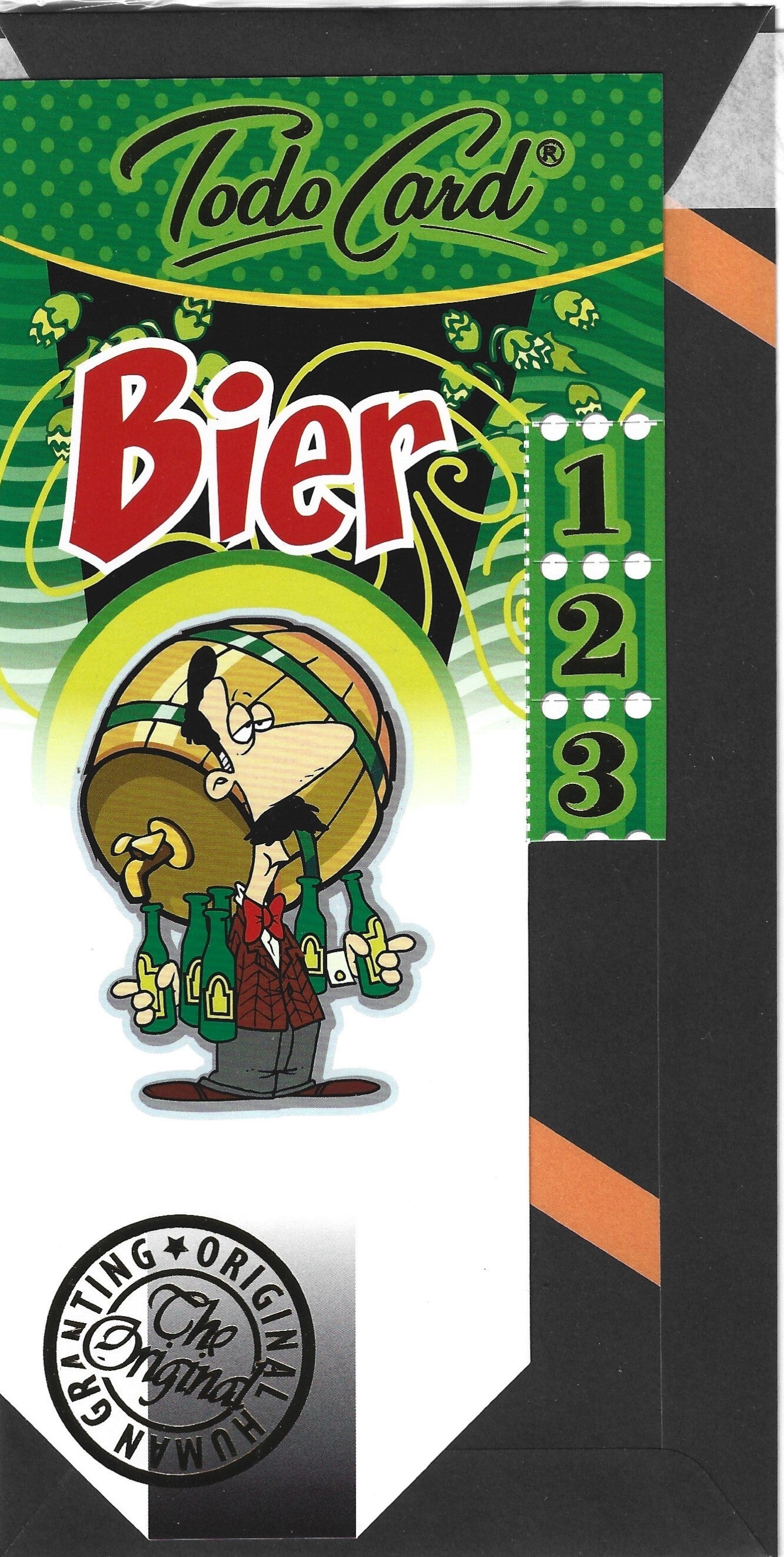 Gutscheinkarte für Bier
