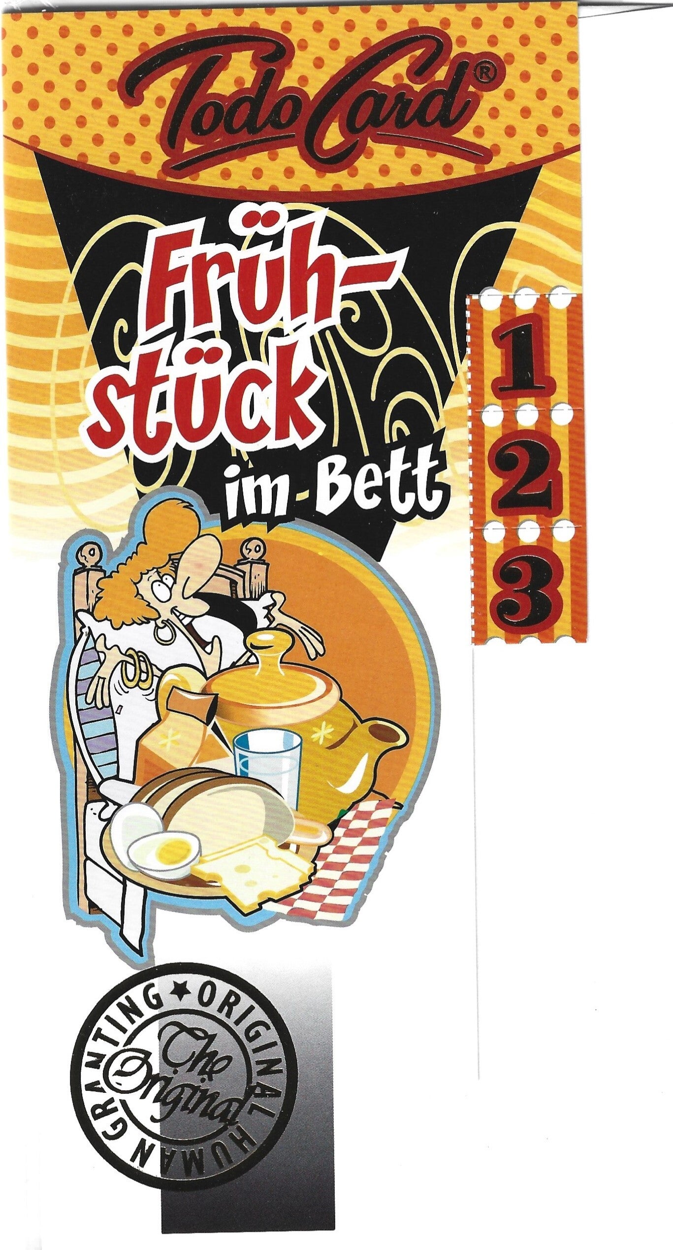 Gutscheinkarte Frühstück im Bett