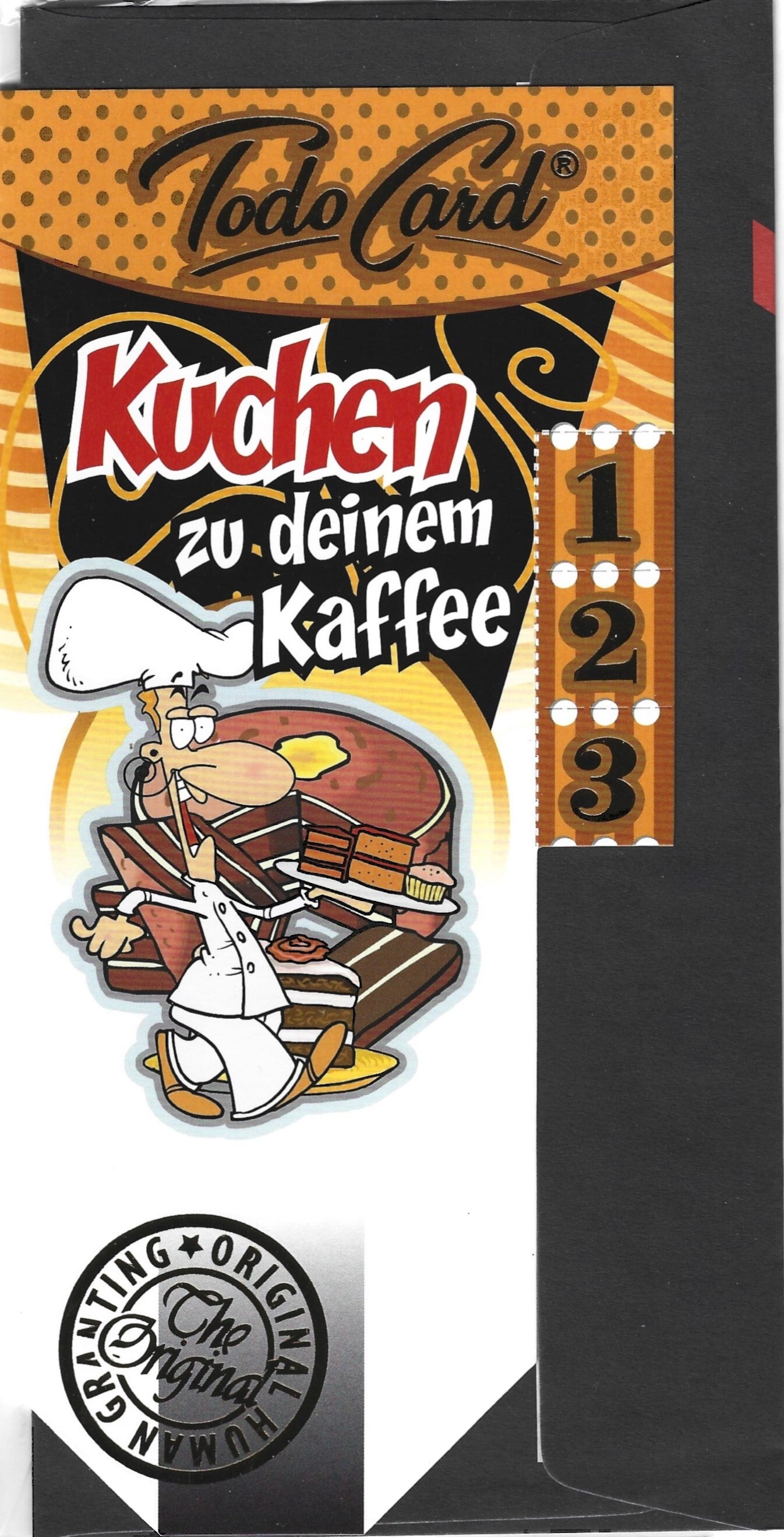 Gutscheinkarte Kuchen zu deinem Kaffee