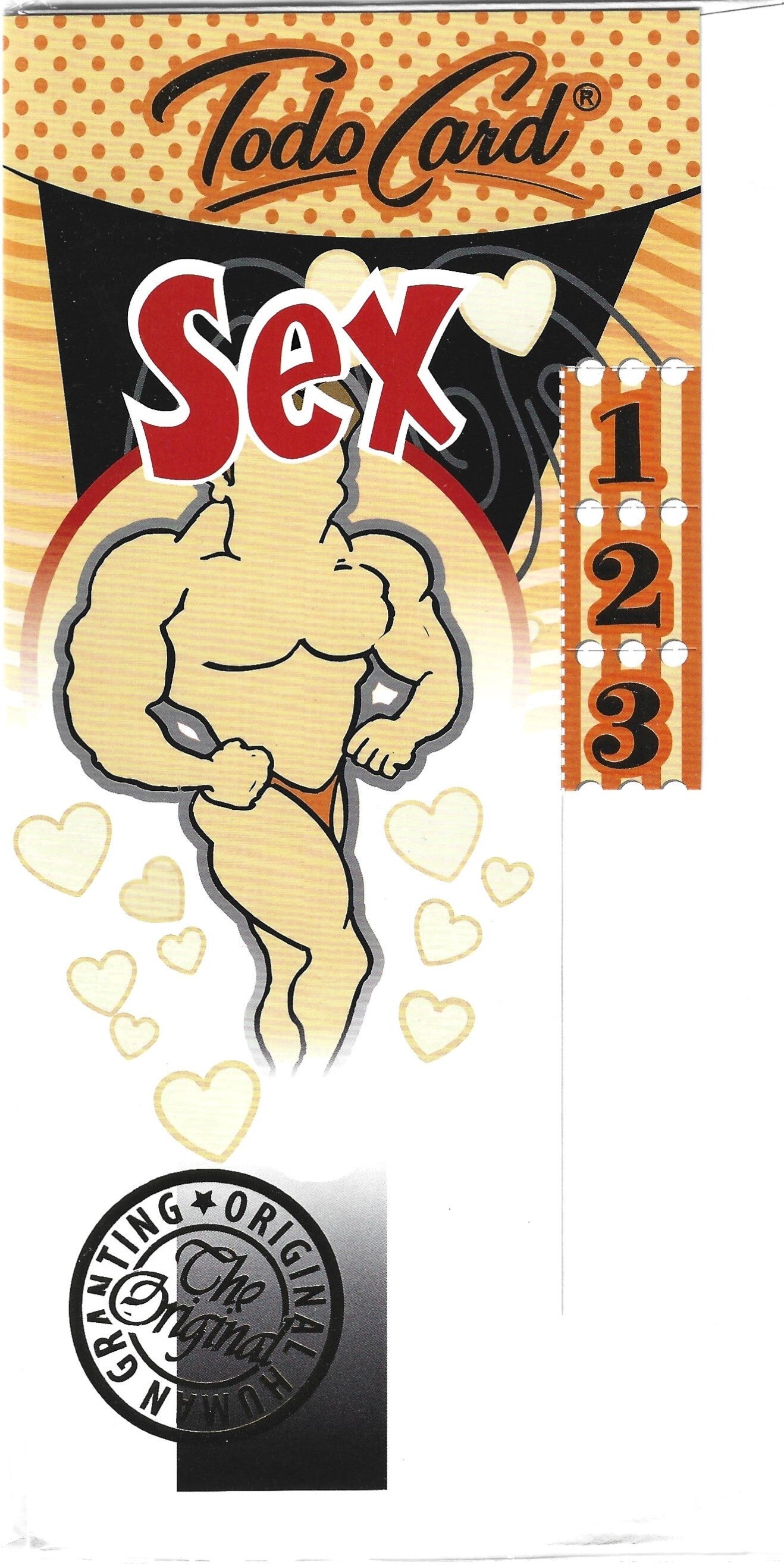 Gutscheinkarte Sex
