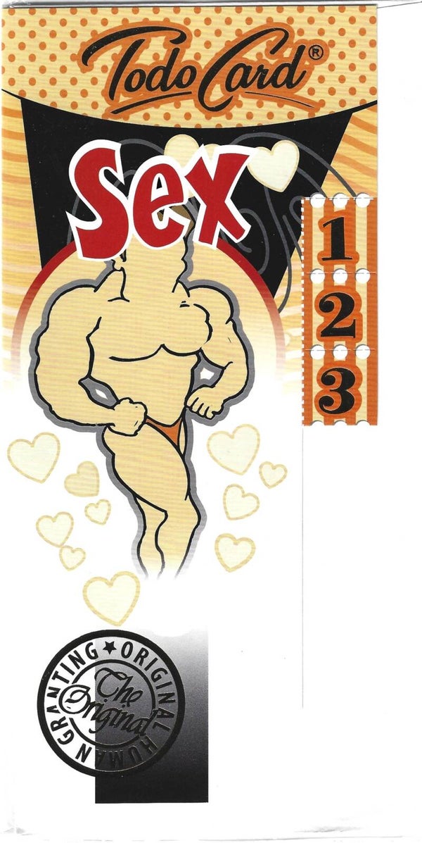 Gutscheinkarte Sex