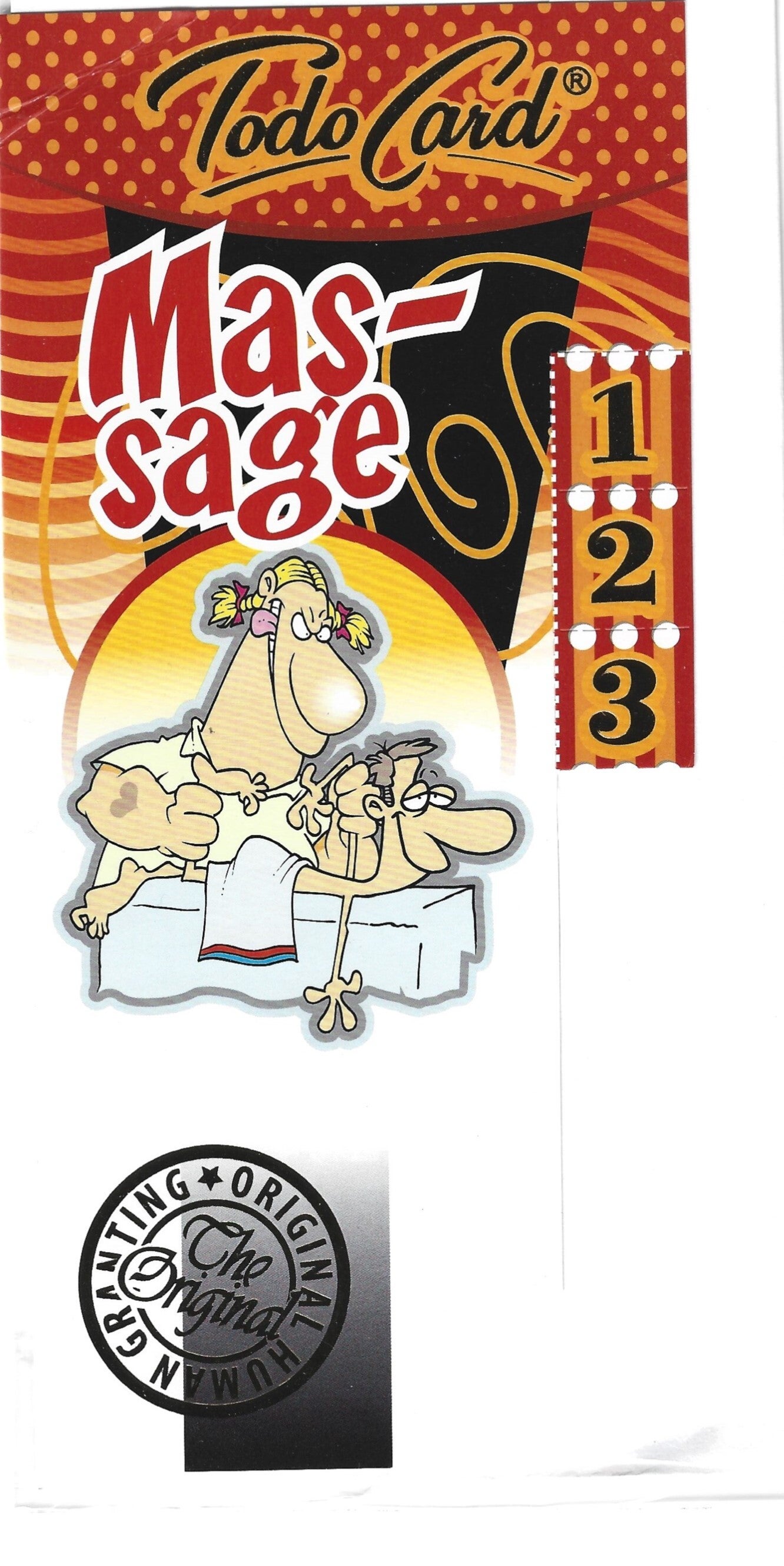 Gutscheinkarte Massage