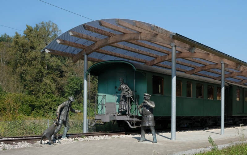 Urkunde, auf der Schwäbischen Eisenbahn, Bernhard Storz, Reutlingen