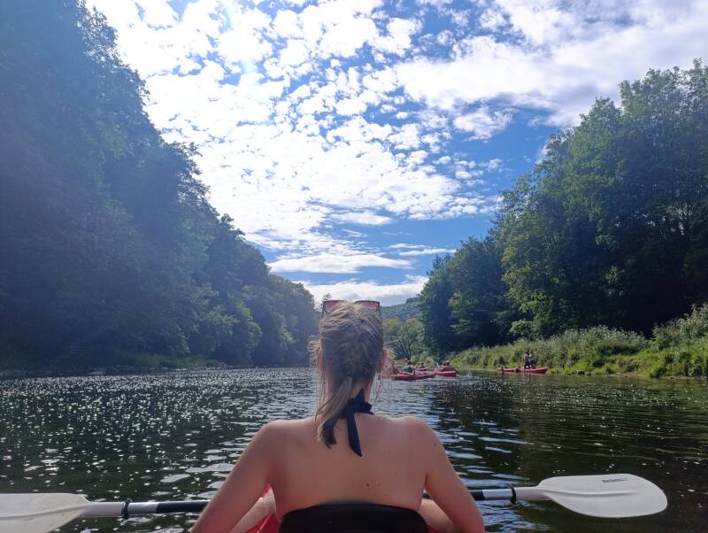 kayaking on the Semois Ardennes