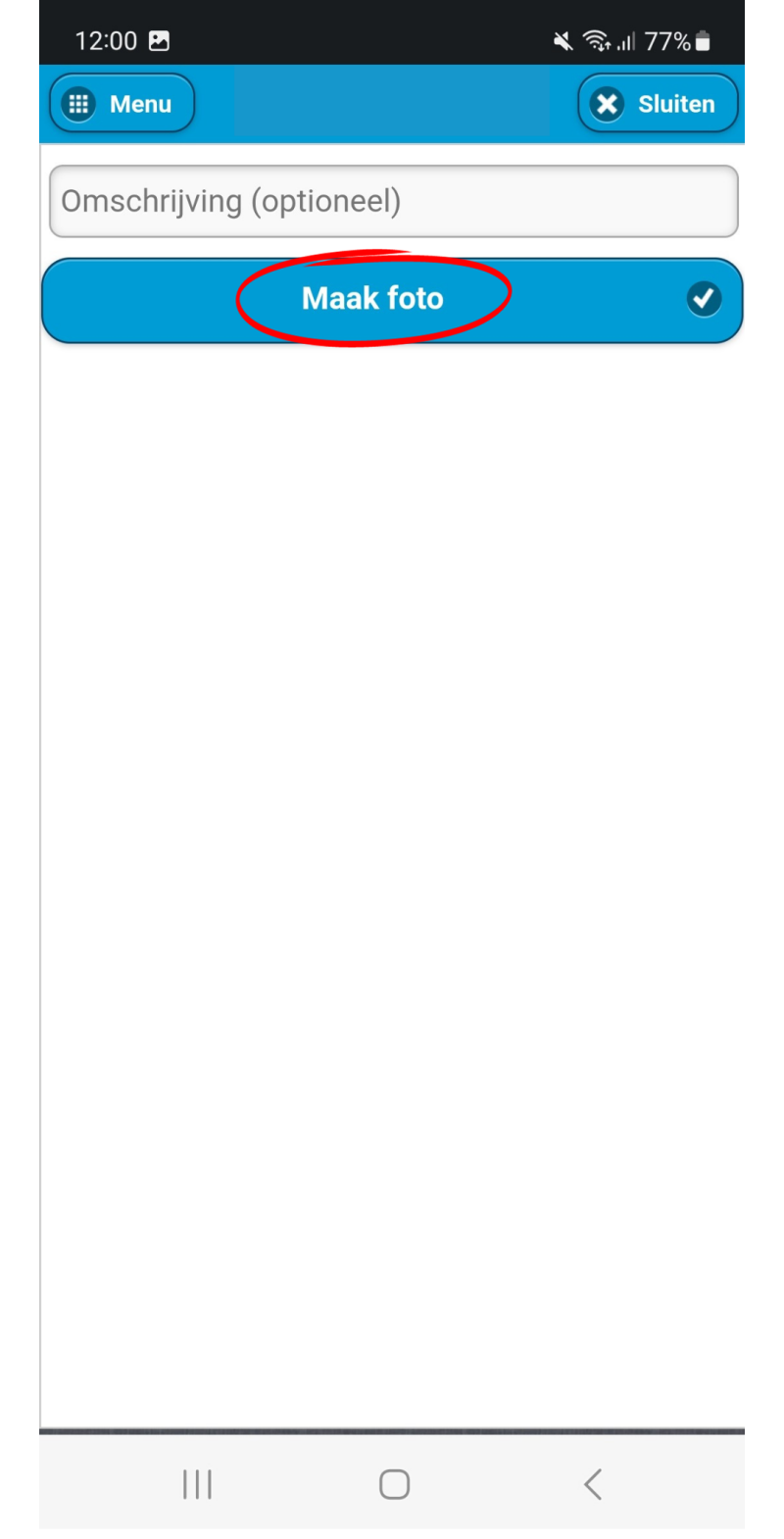 Muis live app foto maken