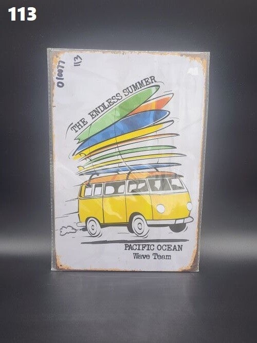 Tin Sign 113/4077 - The Endless Summer