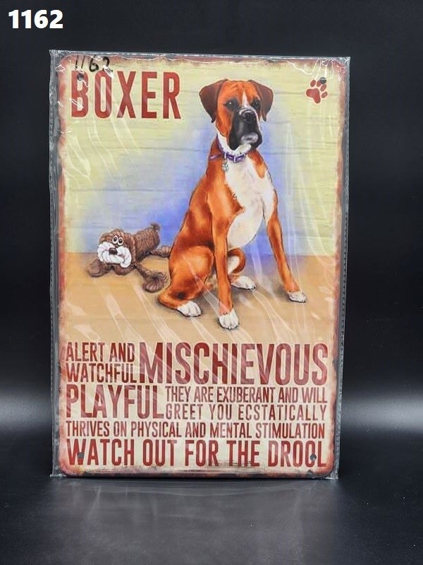 Tin Sign 1162 - Boxer