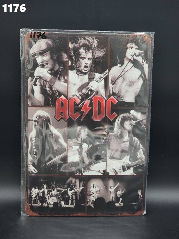 Tin Sign 1176 - AC/DC Faces