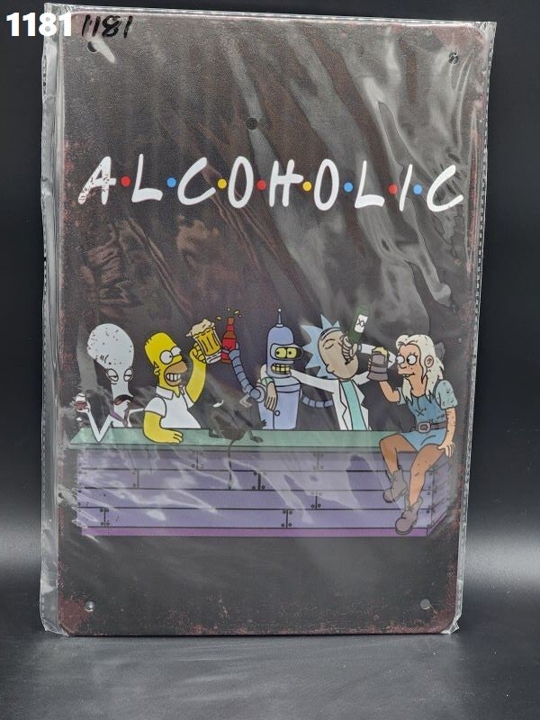 Tin Sign 1181 - Alcoholic