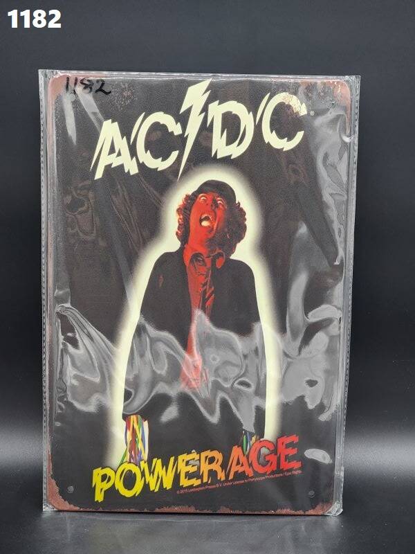 Tin Sign 1182 - AC/DC Powerage