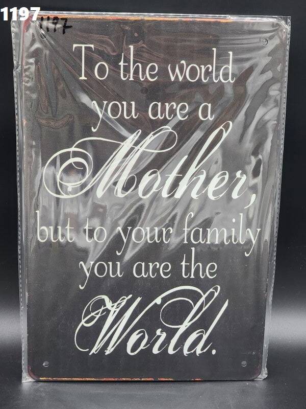 Tin Sign 1197 - Mother