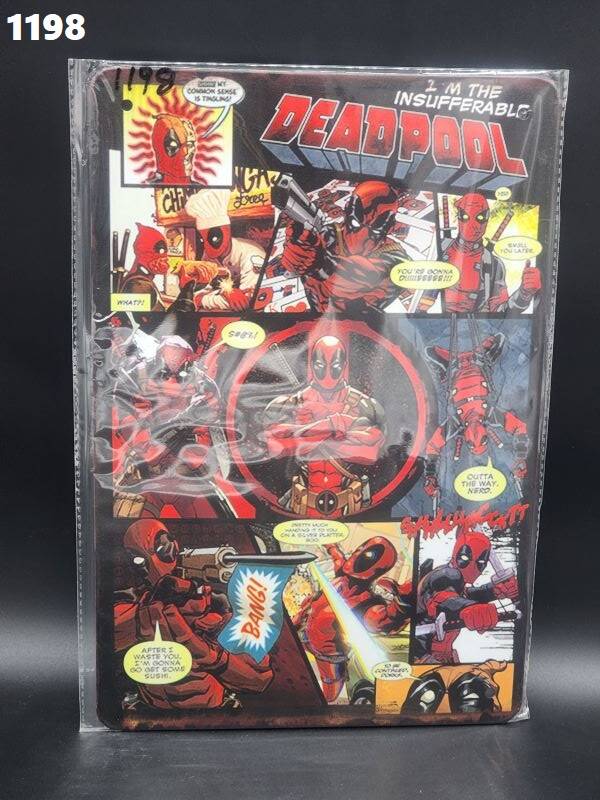 Tin Sign 1198 - Deadpool