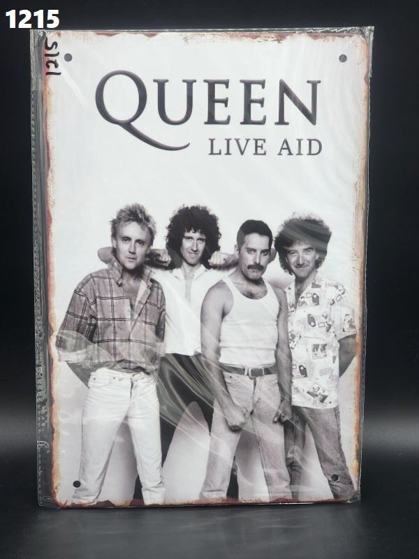 Tin Sign 1215 - Queen Live Aid
