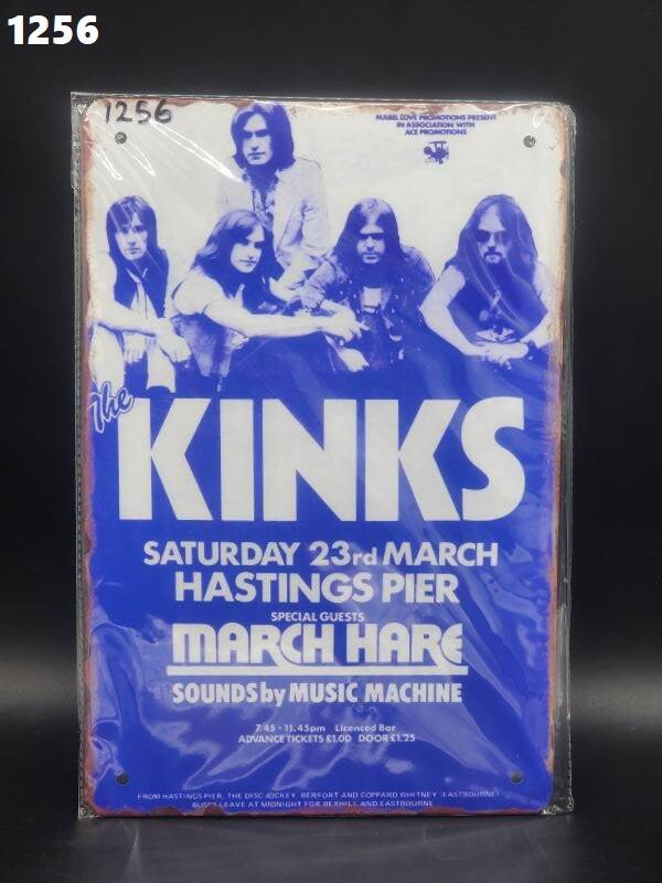 Tin Sign 1256 - The Kinks