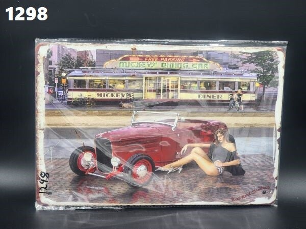 Tin Sign 1298 - Mickey's Dining Car