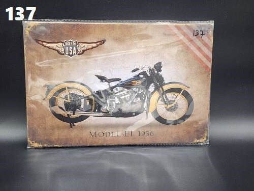 Tin Sign 137 -  Model EL 1936