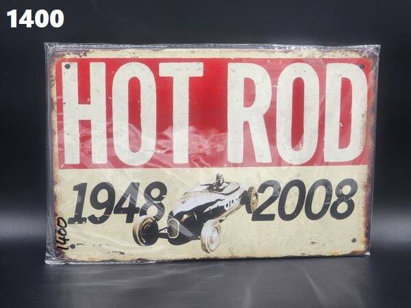 Tin Sign 1400 - Hot Rod 1948-2008