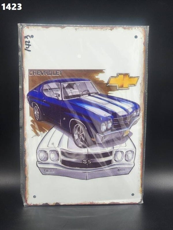 Tin Sign  1423 - Chevrolet
