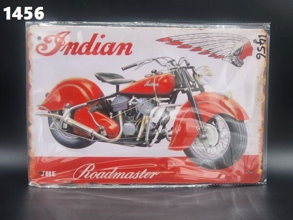 Tin Sign 1456 - Indian The Roadmaster
