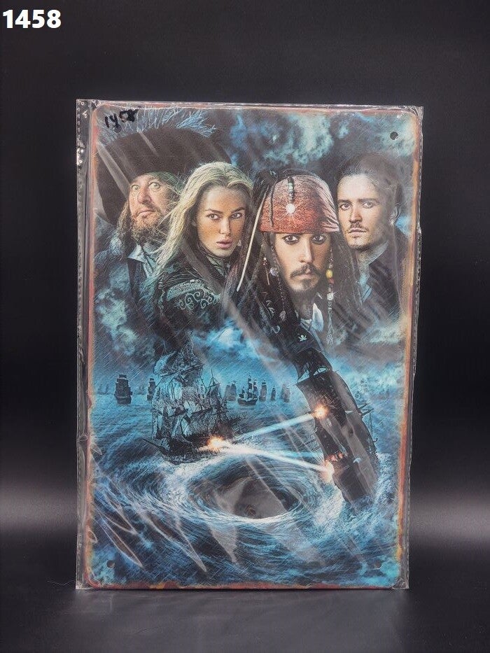 Tin Sign 1458 - Pirates of the Caribbean