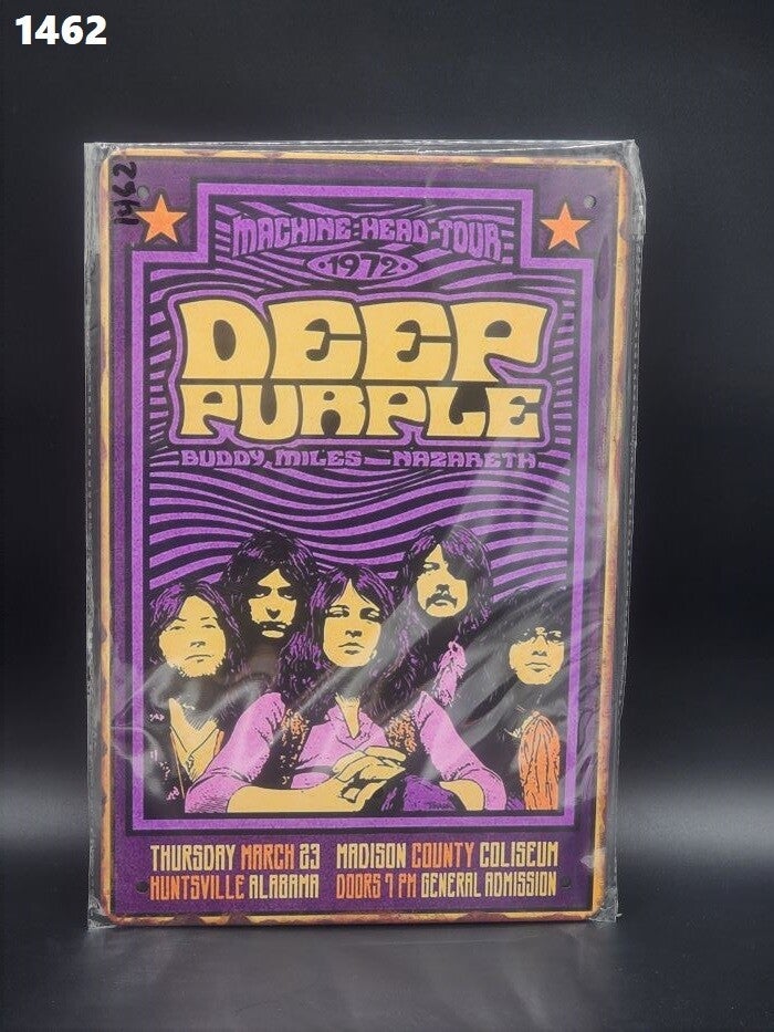 Tin Sign 1462 - Deep Purple