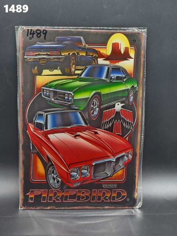 Tin Sign 1489 - Firebird