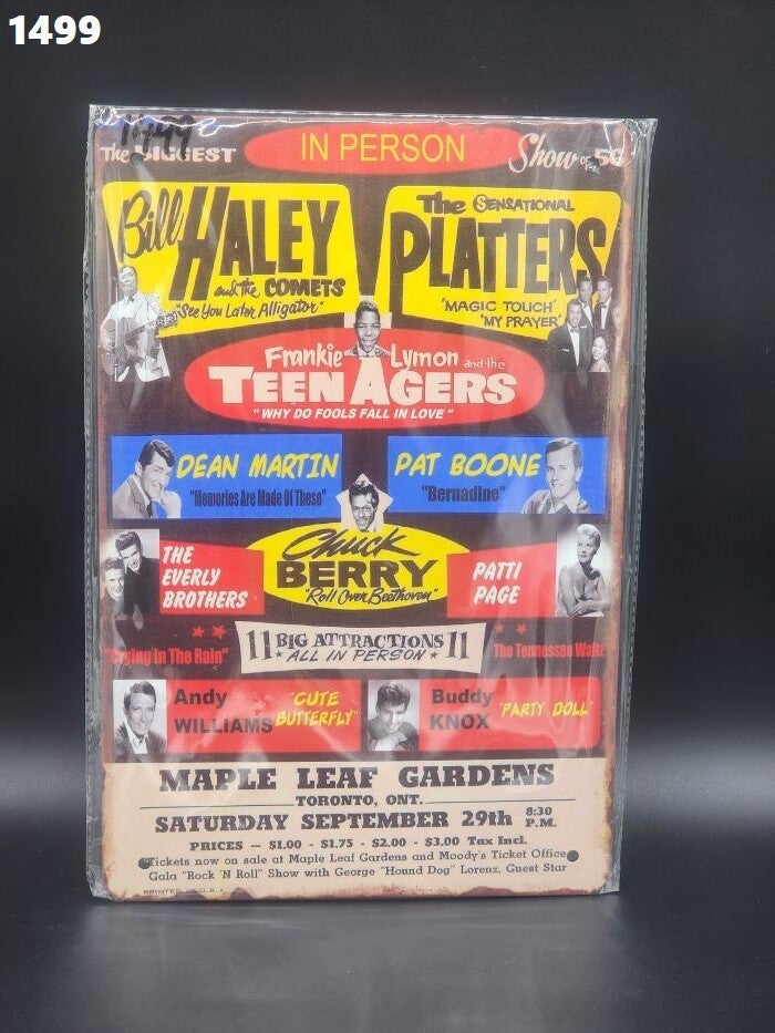 Tin Sign 1499 - Bill Haley The Platters