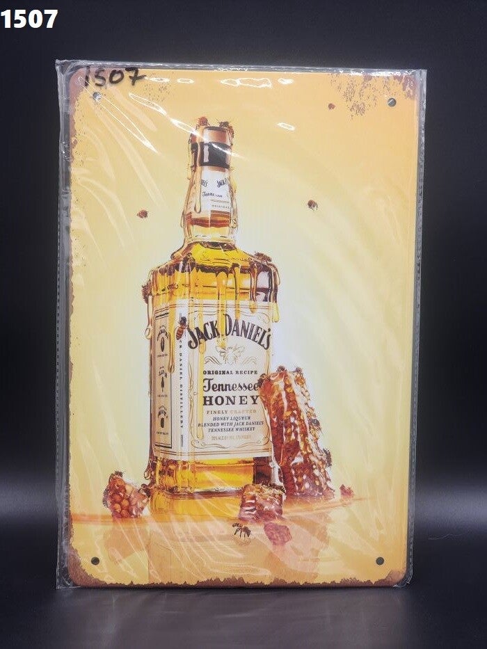 Tin Sign 1507 - Jack Daniels Tennesse Honey