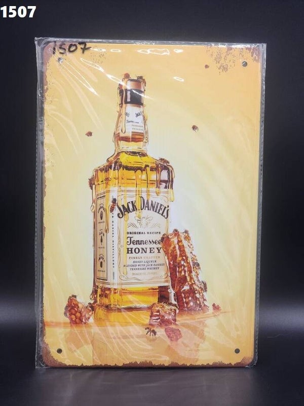 Tin Sign 1507 - Jack Daniels Tennesse Honey