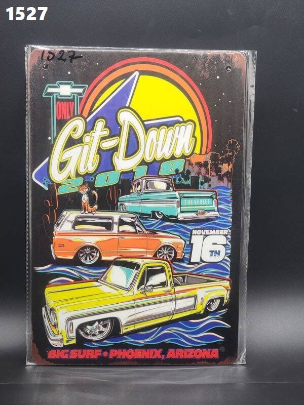 Tin Sign 1527 - Git-Down
