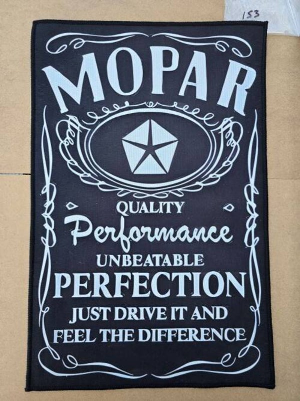 Mat 153 - Mopar Quality Performance Unbeatable Perfection